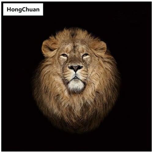 Animal Lion Mural 5D DIY Square/Round Diamond Painting Mosaic Cross Embroidery Handicraft Home Decoration Christmas Gift