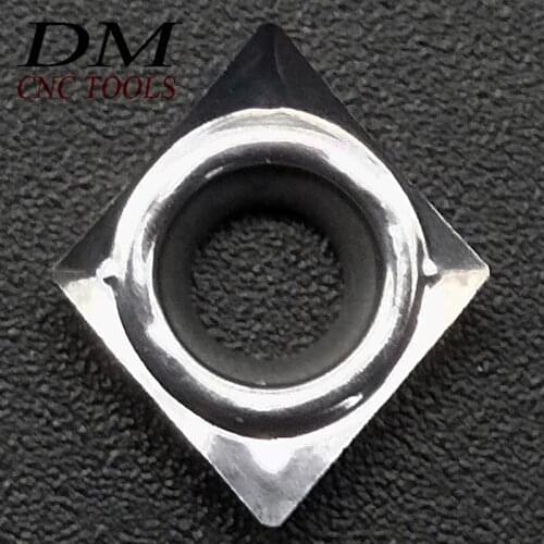 10pcs CCGT060202-AK H01 CCGT21.50.5-AK H01 Aluminum Inserts Carbide Turning Blade Applicable to non-ferrous metals wood