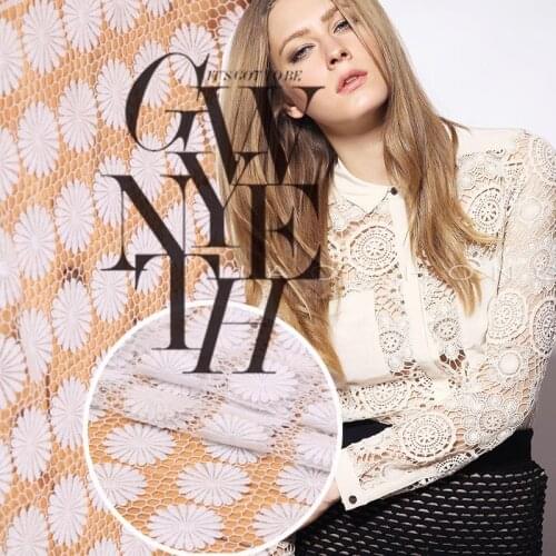 25 Japan Cotton Lace 1.14 M width Perspective Cloth Fabric Patchwork 50cm