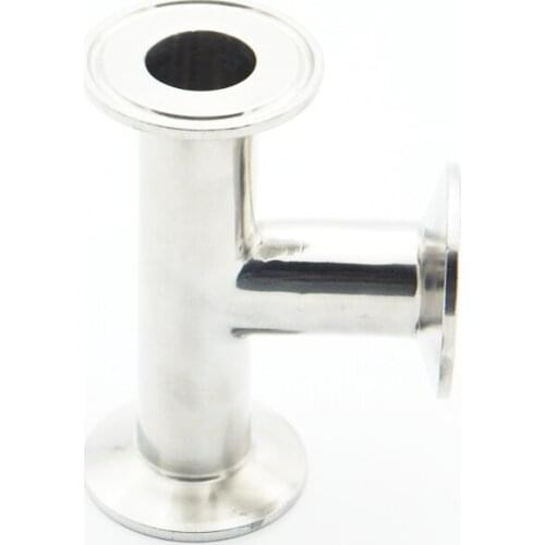 89mm OD 304 Stainless Steel Sanitary Ferrule Tee Connector Pipe Fitting For Home Brew Homebrew Fit 3.5" Tri Clamp