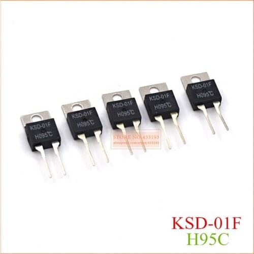 95c Centigrade KSD-01F Temperature switches TO220 Normally open and Normally closed 5pcs/Lot