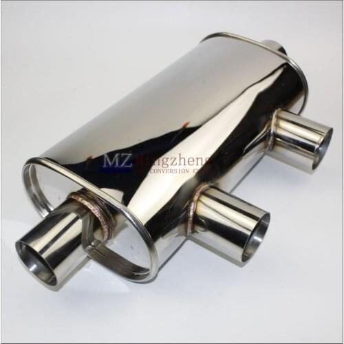 2018 car accessories Car tuning racing sound exhaust 2 2.5 3 inch caliber stainless steel material muffler
