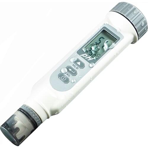 Digital pH Meter Tester w/ ATC Temperature C/F Auto calibration+Free 3 buffer solutions pH4.01 pH7.00 & pH10.01 with Pouch