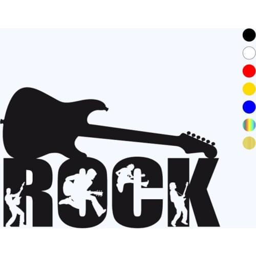 CK2338#15*23cm rock funy car sticker vinyl decal silver/black car auto stickers for car bumper window car decorations