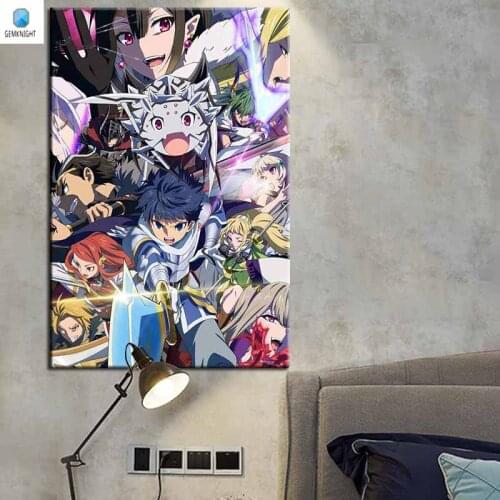 Hand painted oil painting on canvas spider anime coloring by numbers Japan Style modular painting for home docor