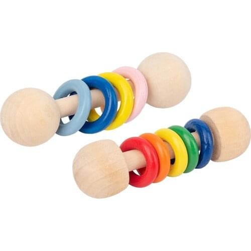 Colorful Rattles Shaker Soft Baby Instruments Sensory Toys Infant Developmental Hand Grip for 3 Months and Under