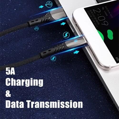 Micro USB Cable 5A Nylon Fast Charging USB Cable for Samsung Xiaomi HTC USB Charger Data Cable Mobile Phone Cable