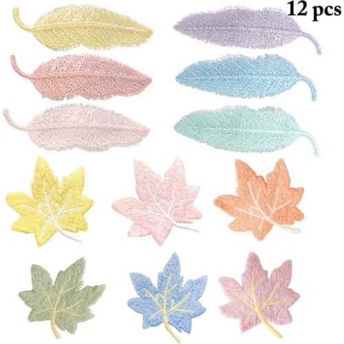 12Pcs/Lot Solid Color Snap Hair Barrettes Fashion Leaf Shape Hair Clips Snap Hair Pins For Girls Women Dress Up Hair Accessories