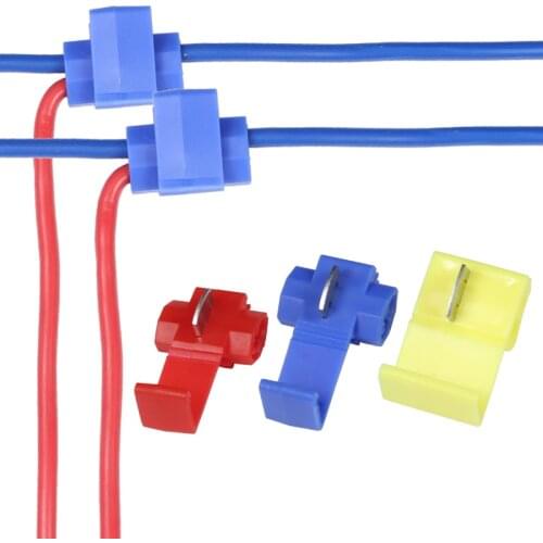 Waterproof Red Lossless Connector Quick Break joint Free Cutting Line Wire Connector Connecting terminal High Quality