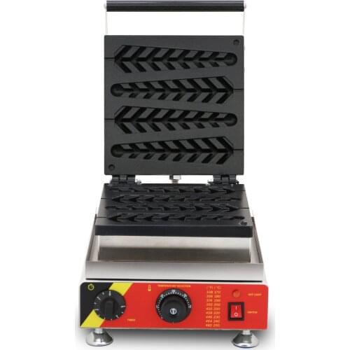 Top quality 110V-220V commercial waffle maker lolly waffle shape tree waffle machine snack food machines
