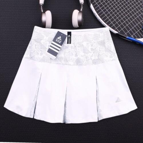 2020 New women tennis skirt pants womens badminton loose elastic lining anti-failure running sports fitness skirt sport shorts