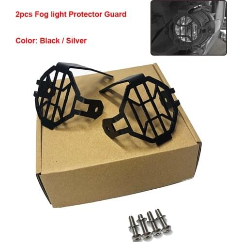 For BMW R1200GS R1200GSA F800GS Adventure 2005-2013 Black Motorcycle Parts Fog Light Protector Guards Metal Foglight Lamp Cover