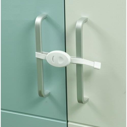Baby Safety Locks Furniture Restrictor Kids Protection Cupboard Cabinet Fridge Door Drawer Plastic Lock Baby Care