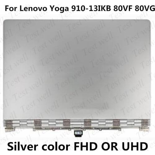 13 inch lcd assembly For Lenovo Yoga 910-13 Yoga 910-13ISK 13.9"FHD 1920X1080 OR UHD 3840X2160 Lcd LED Touch Screen Assembly