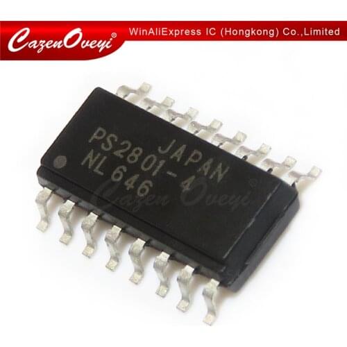 10pcs/lot PS2801-4 PS2801 SOP-16 In Stock