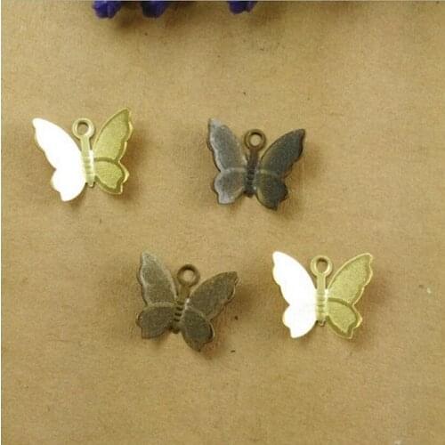 11*13mm beads for Jewelry DIY bracelet necklace earring Pendants Rings Scrapbook rivet hair Accessories butterfly wing holes