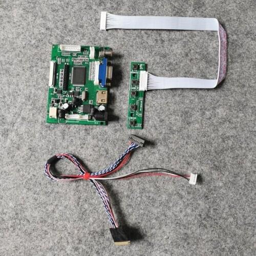 1366*768 notebook LCD monitor controller drive board 60Hz WLED VGA AV Kit Fit LP156WHA/LP156WHB/LP156WHU matrix LVDS 40 Pin