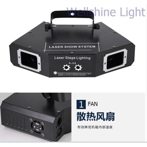 2 heads & 2 eyes full Color RGB mini disco laser dj projector light for sale