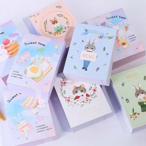 375 Sheets Memo Pad Cute Memo Note Creative Tearable Notepad, Multifunctional Memo Sticky Note