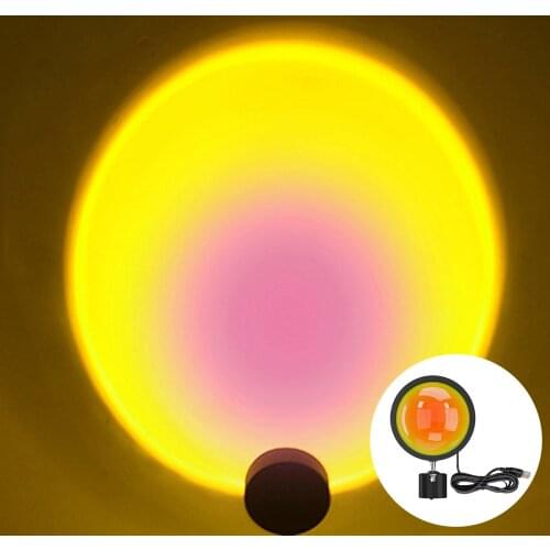 5V 5W Projector Lamp Sunset Decor Photographic USB Night Light