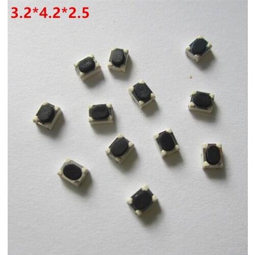 500pcs/lot for 3.2*4.2*2.5 Microswitch Button Switch Tactile Push Button Car Key Switch Button for Chevrolet Cruze M140