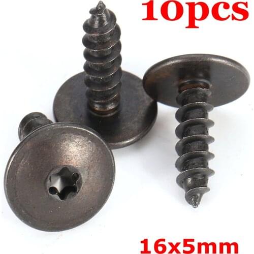 10/20/40pcs 5*15mm N90974701 Engine Cover Undertray Splash Guard Fender Mud Flaps Wheel Arch Screw Bolt Fastener Clips for VW