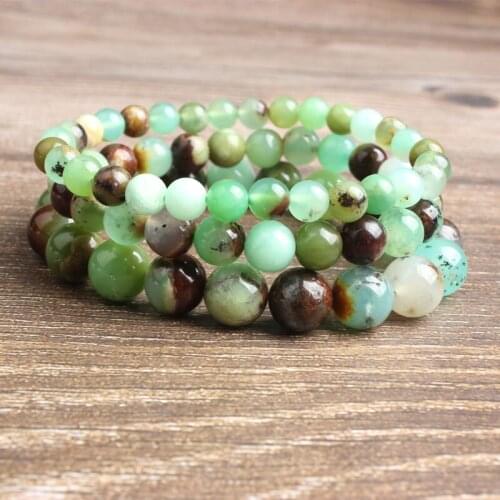 LingXiang fashion Jewelry natural australian jades stone beads Bracelet DIY Charms Men Strand Beads Yoga Women Bracelets