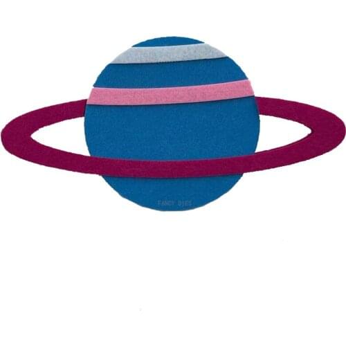 Planet felt woven toy cutting wooden mold 2021 new leather cloth mold paper craft wooden dies