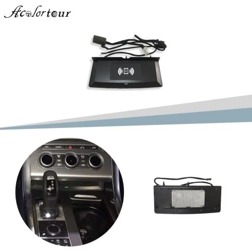 Phone holder car wireless charger for Range Rover Sport 2014 to 2018 mount mobile stand for iphone 11 qi fast charging bracket