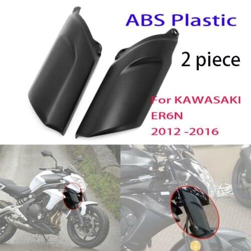 For KAWASAKI ER6N 2012 - 2016 ER 6N Motorcycle ABS Front Fender Fork Shock Cover Fairing Cowling Guard ER-6N 2015 2014 2013