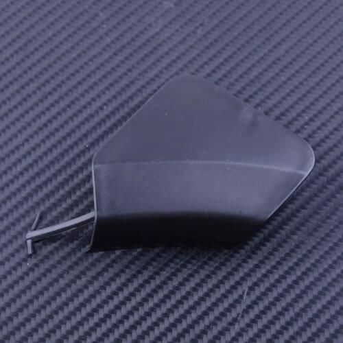 DWCX Plasitc Black Right Front Bumper Tow Hook Eye Cover Cap 521270E070 Fit For Toyota Highlander 2011 2012 2013