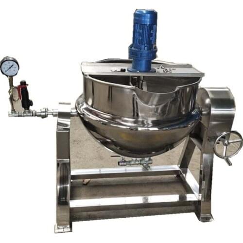 50L Capacity steam heating jacketed kettle Sandwich pot wog machine