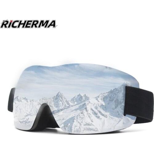 Eyes Protective Motocross Glasses Foldable Adjustable Ski Goggles Anti-Glare Safety Snowboard Goggles Dirt Bike Cross-Country