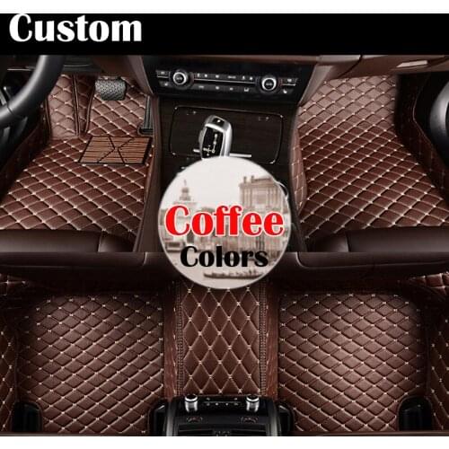 Good quality Custom fit car floor mats for r TOYOTA old COROLLA 2011-2015 3D car-styling carpet liners accessories