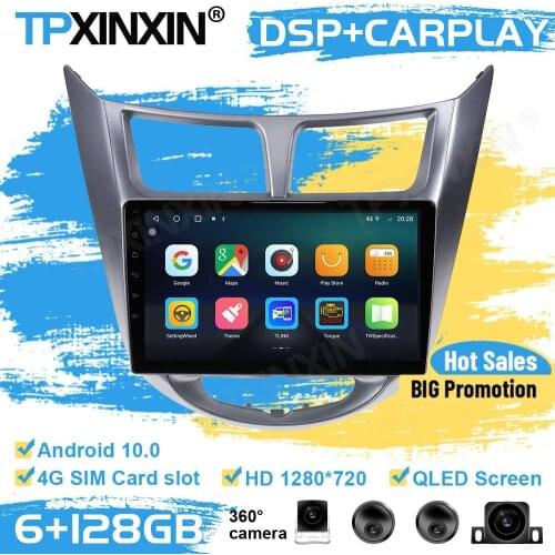 Cameras Car Radio scree Receiver Androidb For Hyundai solaris 2010 2011 2012 2013 2014 2015 2016 GPS Player Auto Audio Head Unit