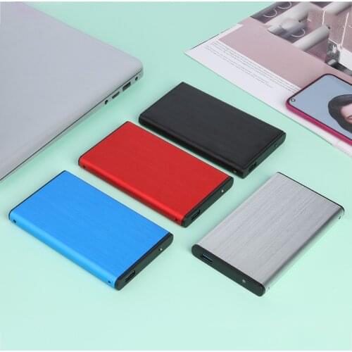 2.5 inch SATA HDD SSD External Enclosure Box USB 3.0 Hard Drive Disk Case 6Gbps Aluminum Alloy Mobile Hard Drive Disk UASP Case