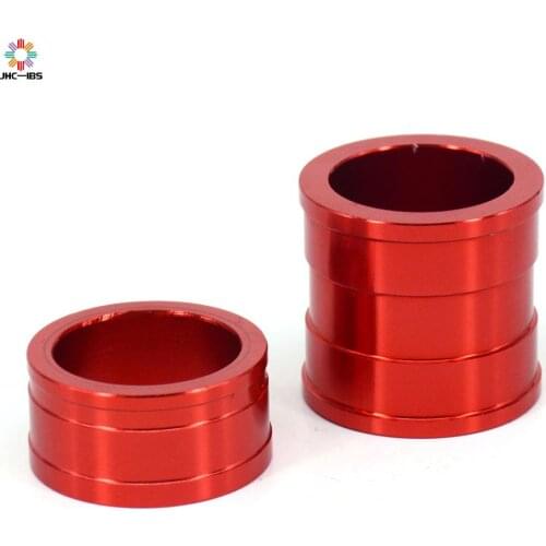 Motorcycle CNC Billet Front Wheel Hub Spacers For CR125R CR250R CRF250R CRF250X CRF450R CRF450X Motorcross Enduro Dirt Bike