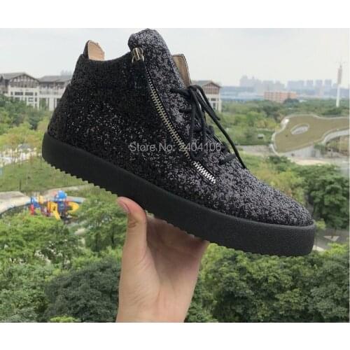 Men Casual Sequined Cloth Party Shoes Male Loafers New Arrival Outdoor Gentlemen Comfortable High Quality Luxury Fashion Shoes