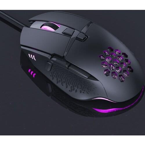 Ergonomic Wired Gaming Mouse 8 Buttons 7200DPI USB Computer Mouse Gamer Mice Hollow-out RGB With Backlight For PC Laptop