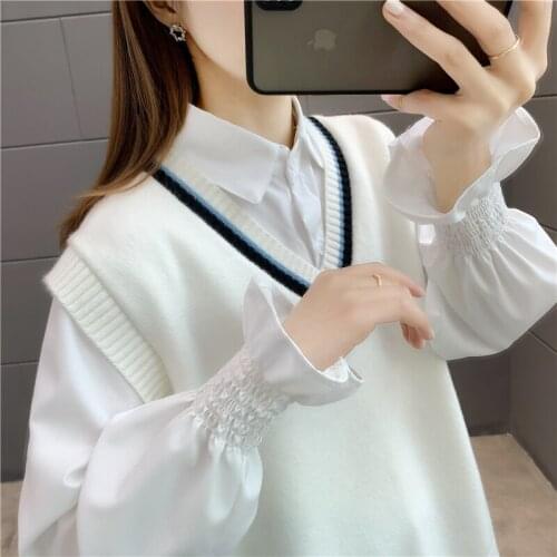 Room 195663, no. 4 in 2 】 make spring v-neck sleeveless vest vest 32