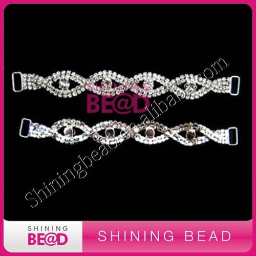 New design clear rhinestone headband connector,free shipping,high quality with gem rhinestone conenctor
