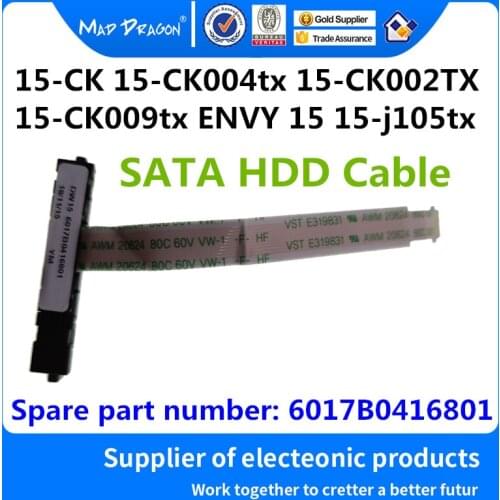 NEW original laptop SATA SSD HDD Hard Drive HDD cable Connector Cable For HP Pavilion 15-CK 15-CK004tx 15-CK002TX 15-CK009tx