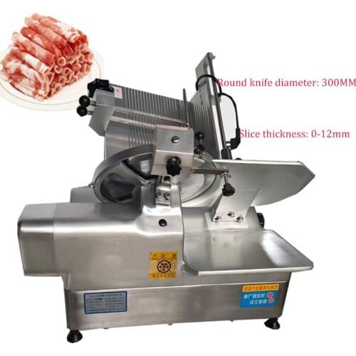 QY-30 Commercial Electric Food Slicer Vegetable Bread Fruit Lamb Slice Shredded Meat Planer Adjustable Thickness