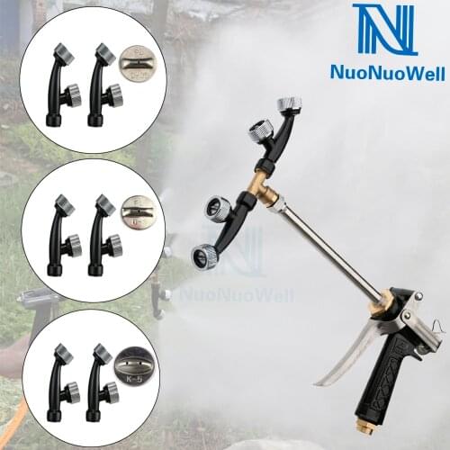 NuoNuoWell High Pressure Garden Spray Gun Fruit Tree Orchard Pesticide Sprayer Fan-Shaped Agricultural Fine Atomizing Nozzle