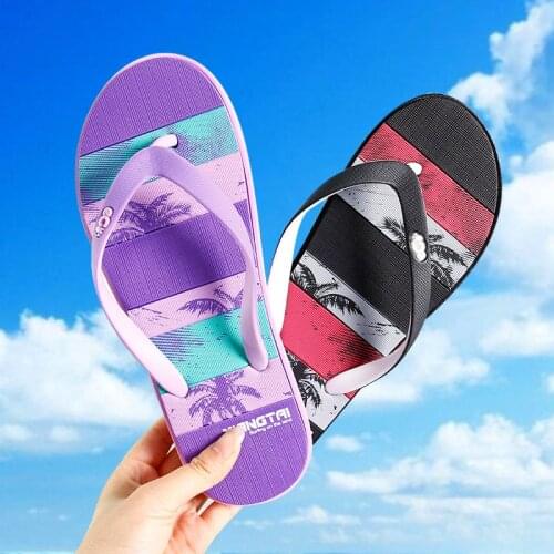 Flip-flops Womens Flip-Flop Fashion Home Non-Slip Flat Casual Beach Slippers Mens Slippers Indoor Beach Flip Flops Mans Shoes
