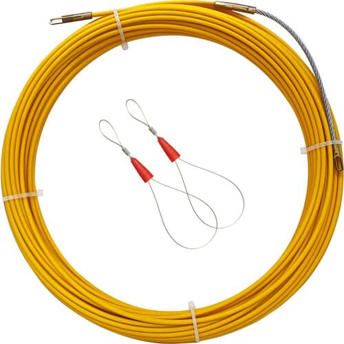 3MM*30M Fiberglass Duct Rod Fish Tape Cable Puller Duct Rodder Wiring Reel Conduit Cable Running Puller