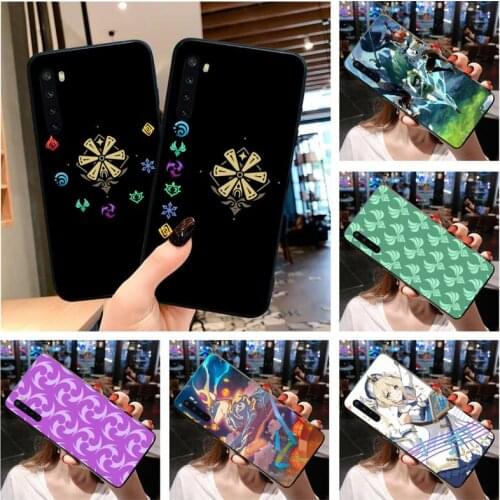 Genshin impact Phone Case for Xiaomi Mi Note 10 Lite Mi 9T Pro xiaomi 10 10 CC9 Pro