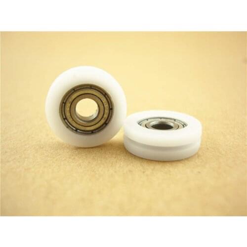 High quality polyformaldehyde POM coated ball bearings 695zz embedded bearing +U groove Total Diamater: 5*18*6mm