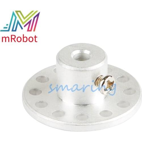 Rigid Flange Shaft Aluminum Alloy Coupling 4/6/8mm Motor Connector Shaft Axis Bearing Fittings for 58mm Omnidirectional Wheel