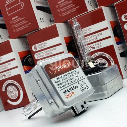 GLOWTEC 1pcs D1S HID Bulbs 12v 35w lamps hid 4300K 5000K 6000K 8000K 10000K 12000K D1S Headlight lamps